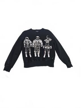Chanel Black Astronaut Graphic Sweatshirt Size 38